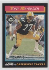 1992 Score Tony Mandarich #337 0oq6