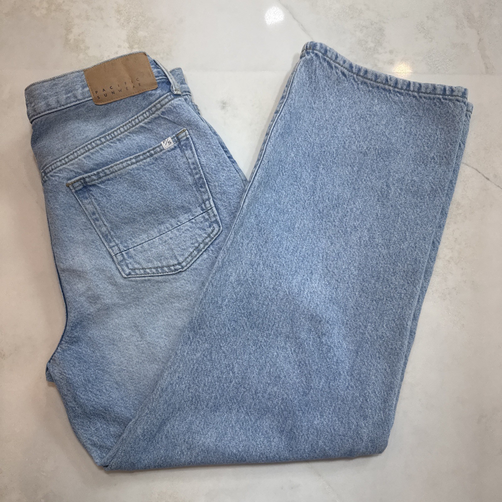 Pacsun Men’s Baggy Jeans 30x30 Light Wash Wide Leg Skater Y2K Denim