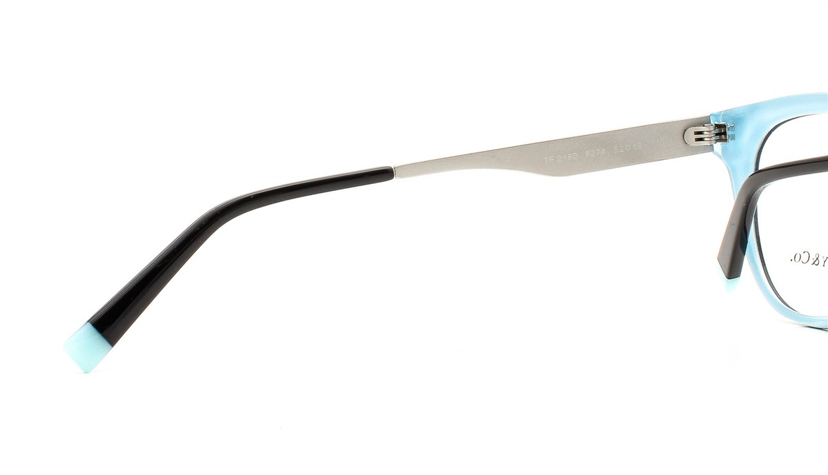 Tiffany & Co Eyeglasses Glasses TF 2180 8274 Black on Blue 52mm