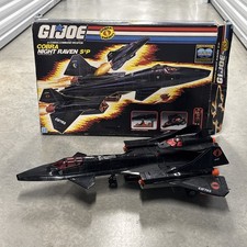1986 GI Joe Cobra Night Raven S3P Near Complete w  Box Vintage Hasbro ARAH