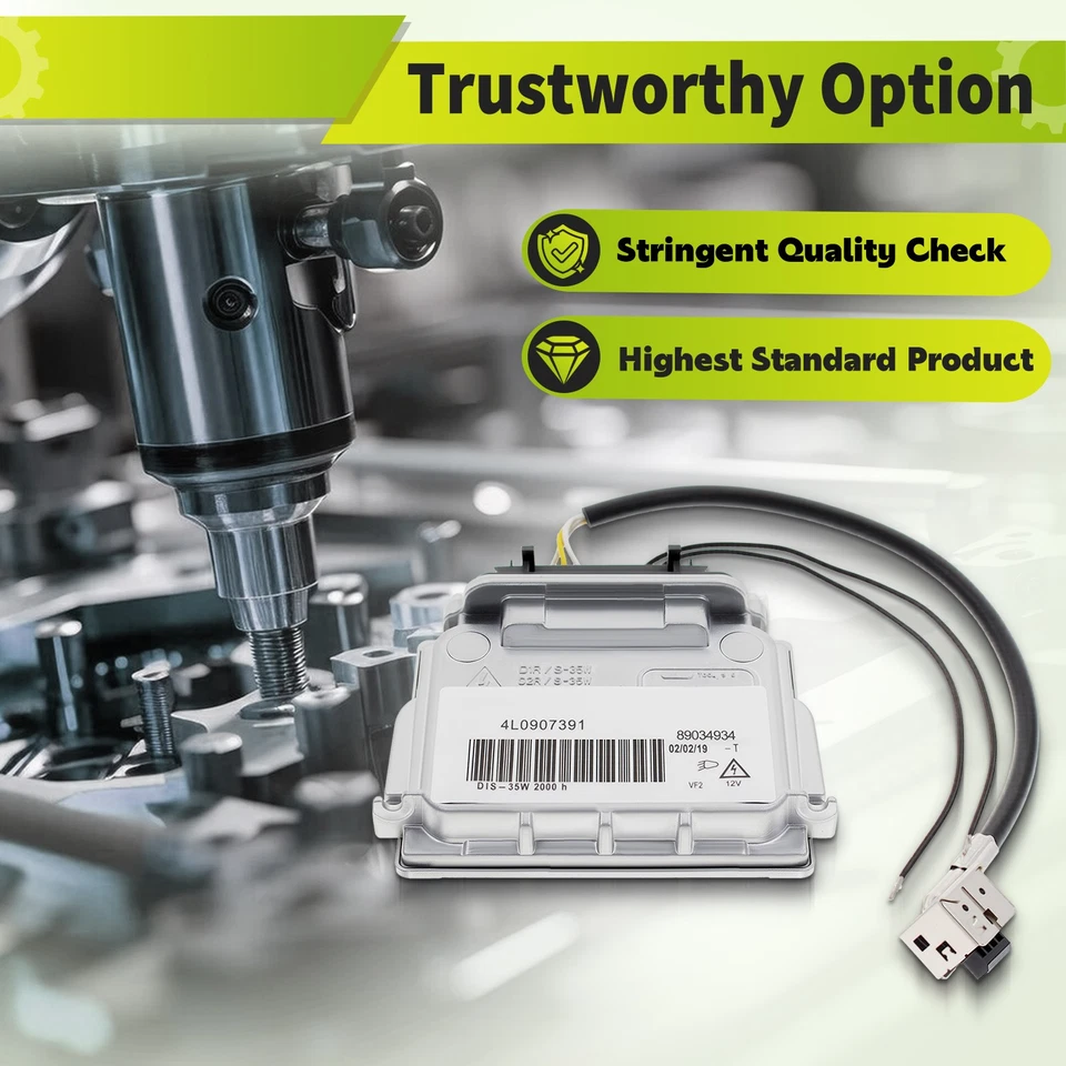 Xenon HID Headlight Ballast & Ignitor Plug & Bulb For 2008-2010 BMW 130i 3.0L - Image 4 of 4