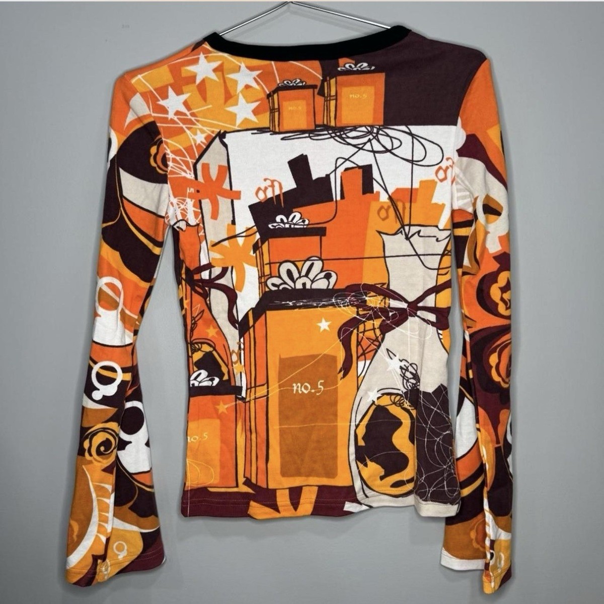 NWT Custo Barcelona Euro Long Sleeve Y2k 2000s HAYES size small | eBay