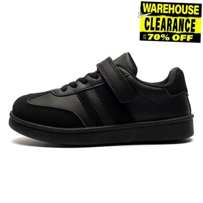 Dek Osprey Unisex Klettverschluss Kinder Schulschuhe Trainer Sneakers Schwarz