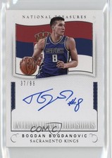 2017-18 Panini National Treasures International 37/99 Bogdan Bogdanovic Auto oh4
