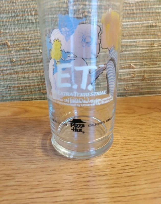 🌟 Vintage Pizza Hut E.T. Collector Promo Glass Cup "Be Good"
