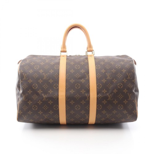 LOUIS VUITTON Keepall 45 Hand bag M41428 Monogram canvas leather Brown Used LV
