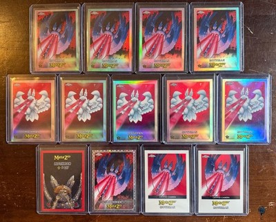 2022 Metazoo Topps Chrome Cryptid Nation Refractor & Base Mothman Lot Of 23