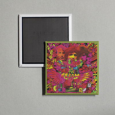 Cream - Disraeli Gears (Deluxe Edition) Album Cover Locker Fridge Magnet