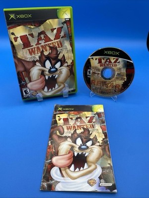 Taz: Wanted (Microsoft Xbox, 2002) CIB Tested