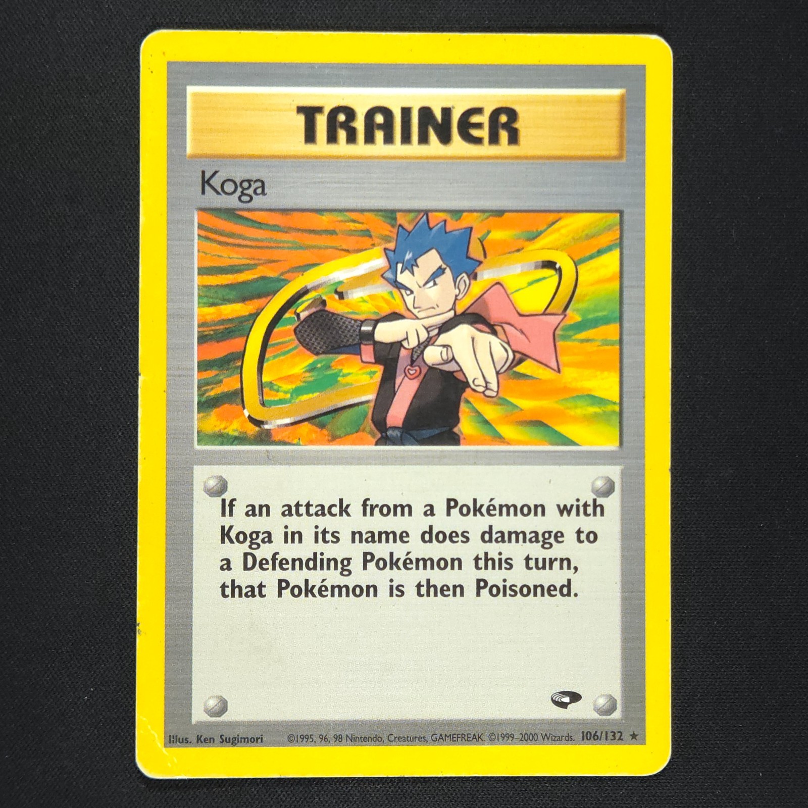 Koga 106/132 - Gym Challenge - Pokemon Card