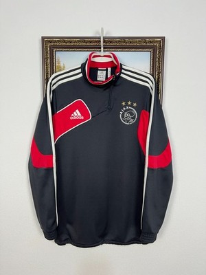 Vintage Adidas Ajax Amsterdam Football Train Sweatshirt Soccer Crewneck Size M
