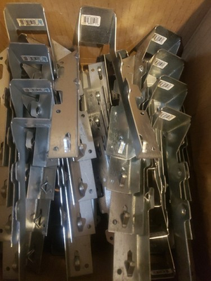 #ad Simpson Strong Tie LUS28 2x8 Double Shear Face Mount Joist Hanger Pack Of 48 $68.00