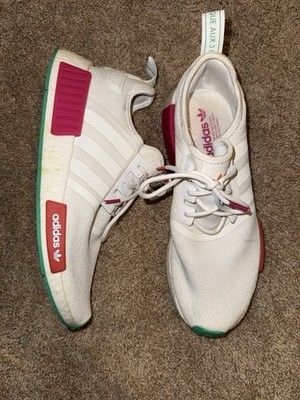 Adidas Womens NMD White Running Shoes Size 11