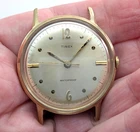 1967 TIMEX Marlin 2024 2467 Gold Tone Vintage Watch Movement 33mm PARTS REPAIR