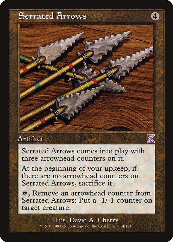 MTG Serrated Arrows (114/122) Time Spiral - Timeshifted LP - Retro