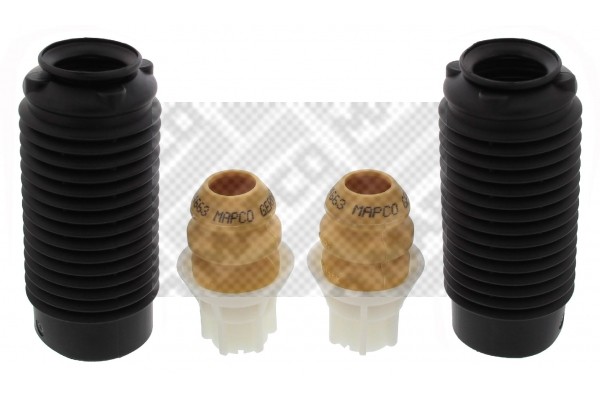 Staubschutzsatz StoßDäMpfer Vorne FüR Fiat 500 C 500L Panda Ford Ka RU8 2003->>-image