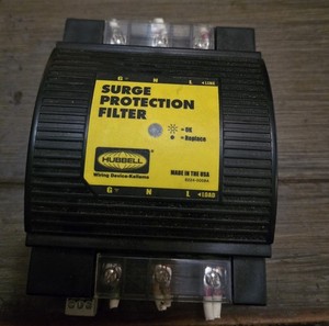 Hubbell Surge Protector Filter PLC
