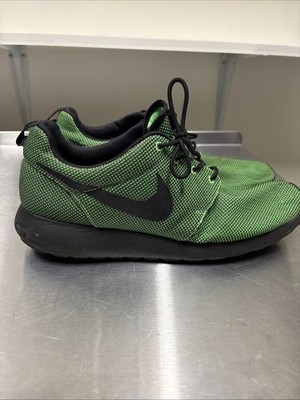 Size 13 Nike Roshe Run Poison Green Black Air Max Neon RosheRun  Mesh