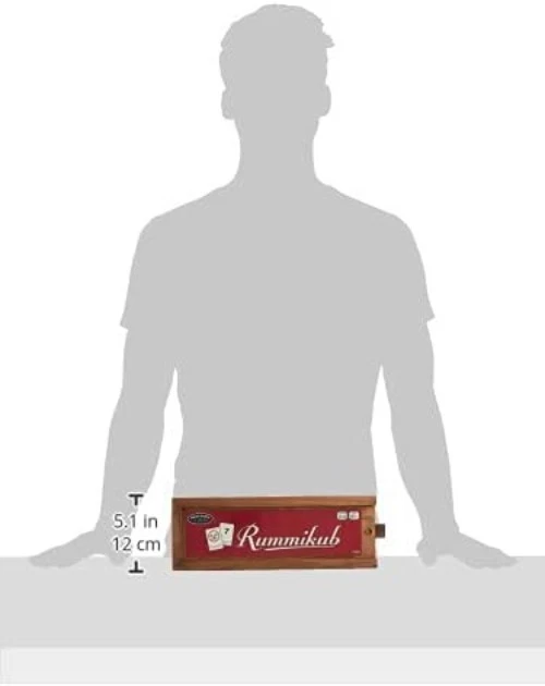 Portable Rummikub Vintage Edition: 106 Tiles & Built-in Trays for Easy Gameplay - Image 4 of 4