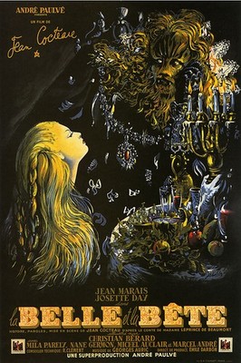 La Belle et la Bete Beauty and the Beast Vintage Movie Poster