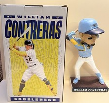 William Contreras #24 Milwaukee Brewers Baseball Bobblehead Meijer Exclusive