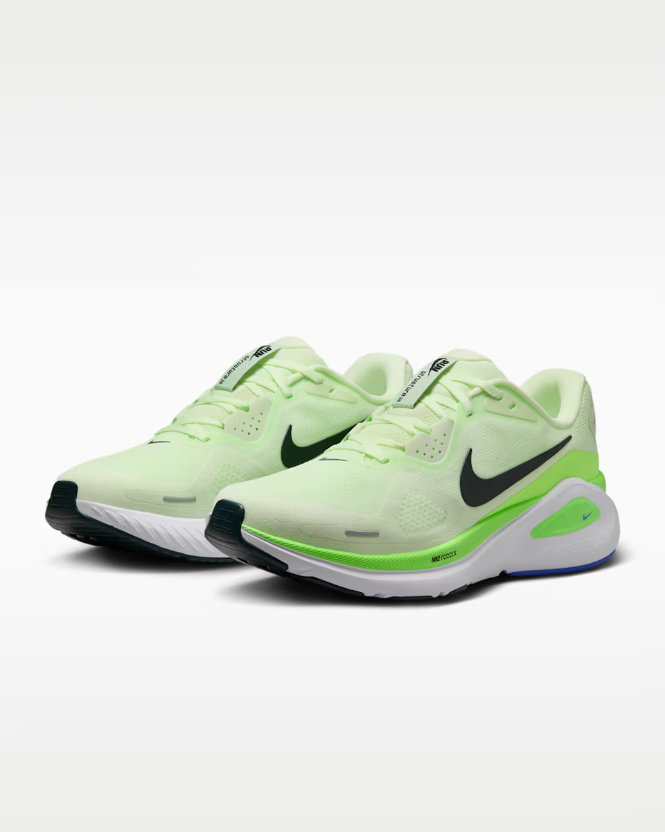 HJ1102-702 Nike Structure 26 Volt Tint Lime Blast Sapphire (Men's