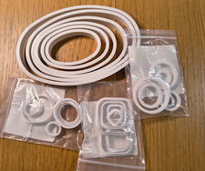 4 x sets of 6 cutters for crafts / baking various sizes, oval , round square