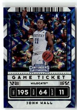 2020 Panini Contenders Draft Picks #34 John Wall Game Ticket Green Explosion