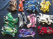 163 Skeins ANCHOR 5 PEARL COTTON EMBROIDERY FLOSS - Listed by Colors