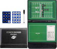 Football Coaching Board, Double-Sided Magnetic Football Coach Marker Board, Coac