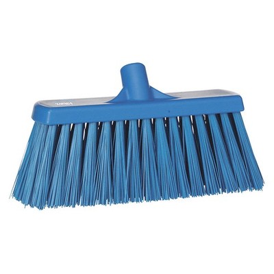 VIKAN 29153 Floor Broom Head,Threaded,12'' Sweep Face 38Y443