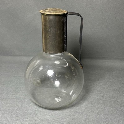 Vintage PYREX SILEX Coffee Tea Carafe w/Lid Single Glass MCM Glass Globe Carafe