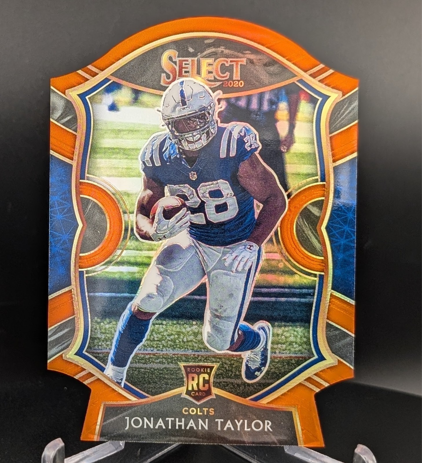 2020 Panini Select - Diecut Concourse Jonathan Taylor #53 Orange Prizm  (RC)