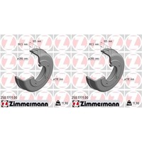 2X Zimmermann 280Mm Bremstrommeln Hinten Passend FÜR Ford Transit Links+Rechts
