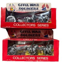 Civil War Soldiers   Deluxe Collectors Series Set   Union  Confederate Figures