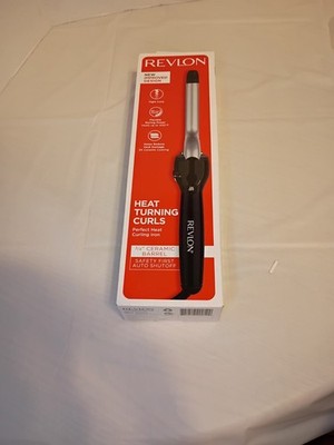 Revlon RV052 Perfect Heat 3/4'' Ceramic Curling Iron 400°F Auto Shut-Off