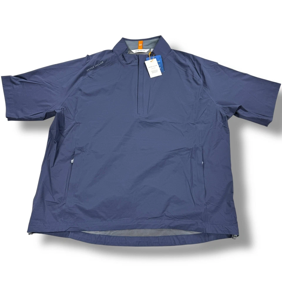 NWT Peter Millar Crown Sport Shield Short-Sleeve Rain Shell Mens Size XL - $185 - Image 2 of 4