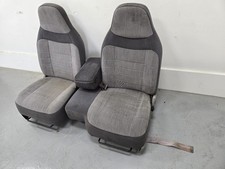 1994-2011 Ford Ranger Whole Front Row Seat Gray Cloth 6040 Cig Burns