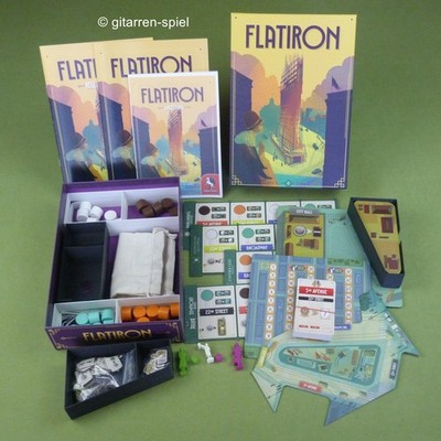 Flatiron   Komplett 1A Top! Ludonova  2024 English Version + deutsche Anleitung