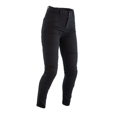 RST Jeggins Damen verstärkt CE schwarz Urban Touring City Denim Motorrad Sa...