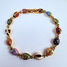 VTG JOAN RIVERS Enamel Faberge Inspired Egg L...