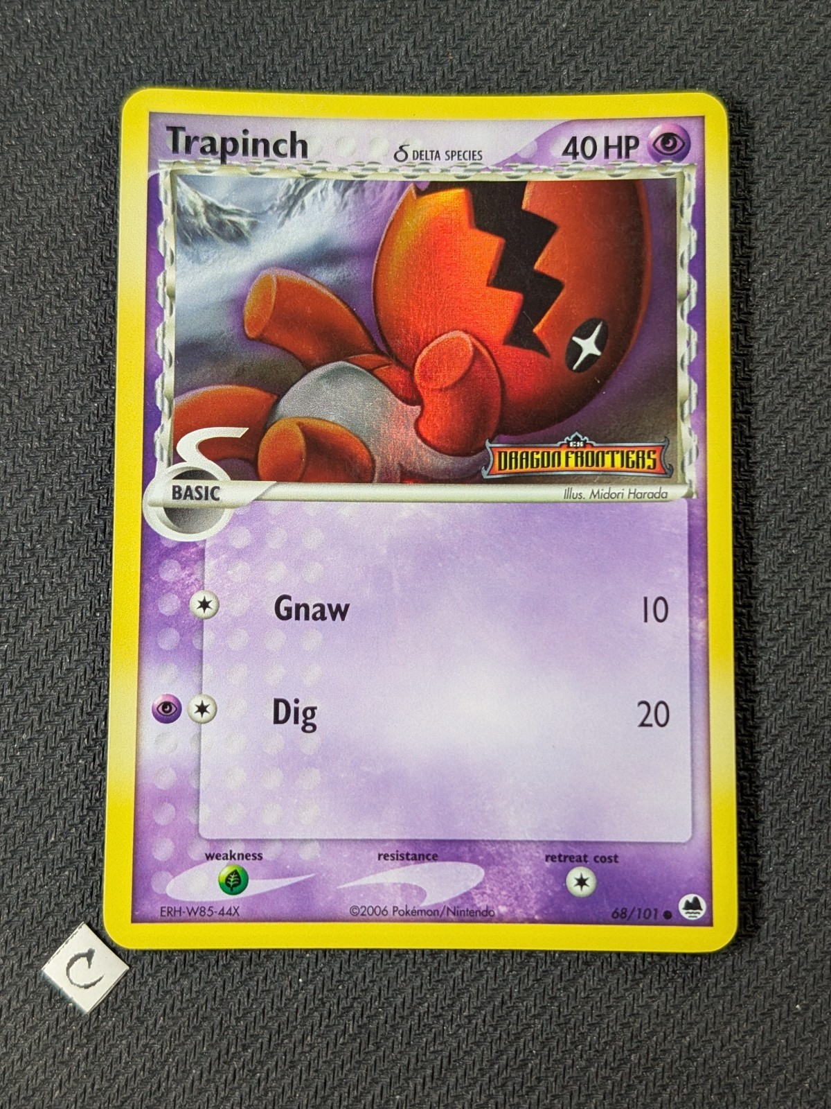 Trapinch 68/101 - Dragon Frontiers Stamped Reverse Holo Pokemon TCG NM