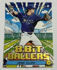 2026 Topps Series 1 Celebration - 8 Bit Ballers Carson Williams #8B-23 RC Rays