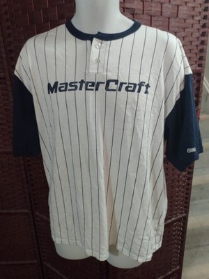 Vintage MasterCraft Boats Baseball Jersey Shirt Adult XL 80s 90s Boating