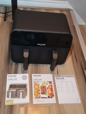 Salter EK4750BLKNMOBF 9L Dual Basket Air Fryer - Black - (NEW)