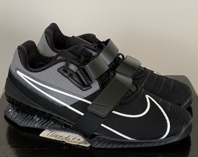 DS Nike Romaleos 4 sz11.5 Black/White Weightlifting Powerlifting