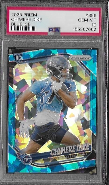 Chimere Dike Panini Prizm #396 Blue Ice