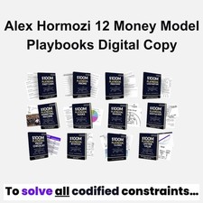 Alex Hormozi: 12 Money Model Playbooks – digitale versie
