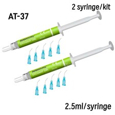 Gel Incisione Acido Dentale 37% 2,5g/Siringa Gel Adesivo Denti Incantanti con Punte