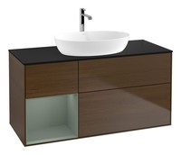Villeroy & Boch Finion Waschbeckenunterschrank FüR Becken Mittig Regal Links...